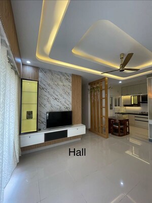 Living Room in 2 BHK Apartment at Adarsh Greens Phase 2, Kogilu – for Rent