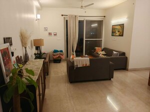 Living Room in 2.5 BHK Apartment at Prestige Misty Waters, Hebbal – for Rent