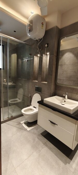 Bathroom in 3 BHK Builder Floor at Sector 55 – for Rent