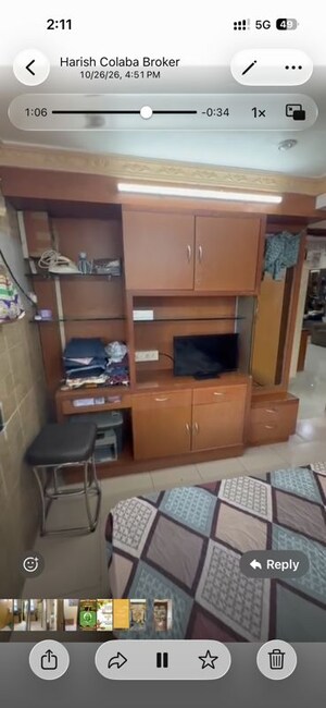 Kitchen in 3 BHK Apartment at Sunder Bhavan Fort, Fort – for Rent