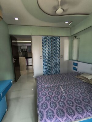 Bedroom in 3 BHK Apartment at Vasant Valley Complex, Malad East – for Rent