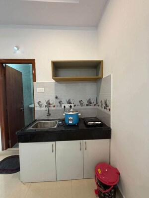 Kitchen in 1 RK Apartment at KK Residency Gachibowli, Gachibowli – for Rent