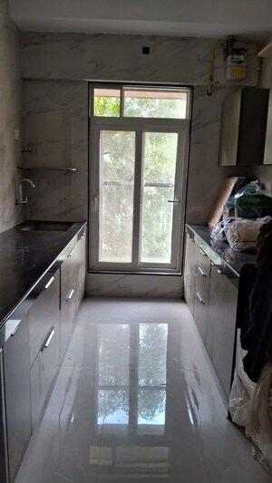 Kitchen in 3 BHK Apartment at Sindhi Society, Chembur – for Rent