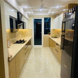 Kitchen in 4 BHK Apartment at Tata Primanti-Executive Apartments, Sector 72 – for Rent