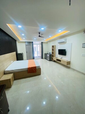 Living Room in 1 BHK Builder Floor at Sector 46 – for Rent