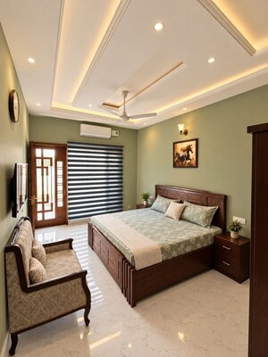 Bedroom in 2.5 BHK Apartment at Aerotown Hridayam, Gmada Aerocity – for Rent