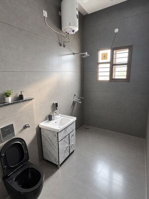 Bathroom in 2.5 BHK Apartment at Aerotown Hridayam, Gmada Aerocity – for Rent