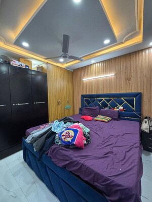 Bedroom in 2 BHK Builder Floor at Chattarpur – for Rent