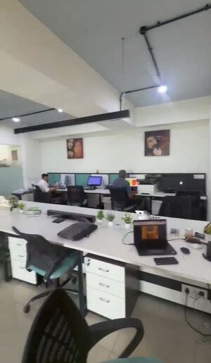 Team Area in  Office Space at Shilp Corporate Park, Bodakdev – for Rent