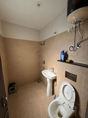 Bathroom in 3 BHK Apartment at Motia Citi Royal Business Park, Ambala Highway – for Rent