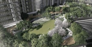 Balcony in 3 BHK Apartment at Rustomjee Crown, Prabhadevi – for Rent