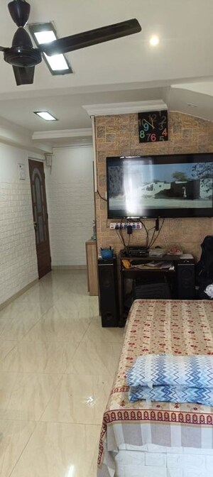 Living Room in 1 BHK Apartment at Jeevan Prakash Society Louis Wadi, Louis Wadi – for Sale