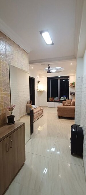 Living Room in 1 BHK Apartment at Jeevan Prakash Society Louis Wadi, Louis Wadi – for Sale