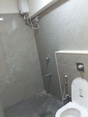 Bathroom in 2 BHK Apartment at Sadguru Avenue, Dahisar East – for Rent
