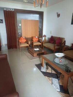 Living Room in 4 BHK Apartment at Parsvnath Panorama, Sector Swarn Nagri – for Rent