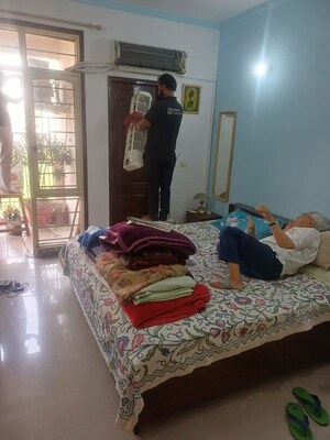 Bedroom in 4 BHK Apartment at Parsvnath Panorama, Sector Swarn Nagri – for Rent