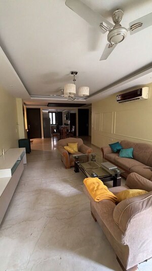 Living Room in 4 BHK Builder Floor at Nehru Enclave – for Rent