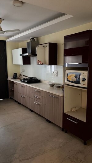 Kitchen in 4 BHK Builder Floor at Nehru Enclave – for Rent