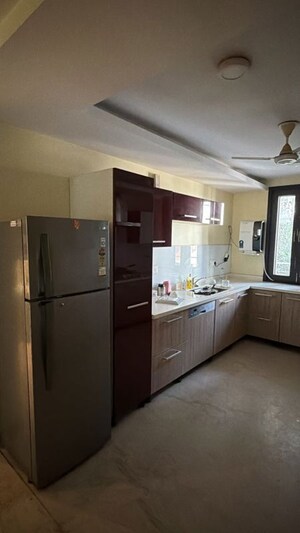 Kitchen in 4 BHK Builder Floor at Nehru Enclave – for Rent