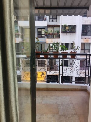Balcony in 2 BHK Apartment at Raheja Vistas Phase 3, Mohammadwadi – for Rent