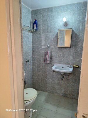 Bathroom in 3 BHK Apartment at Karia Konark Nagar Phase 1, Viman Nagar – for Rent
