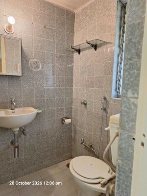 Bathroom in 3 BHK Apartment at Karia Konark Nagar Phase 1, Viman Nagar – for Rent