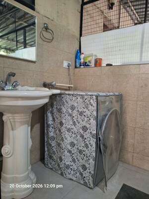 Bathroom in 3 BHK Apartment at Karia Konark Nagar Phase 1, Viman Nagar – for Rent