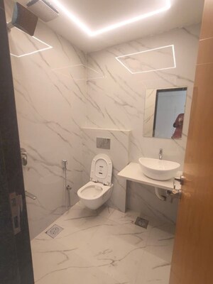 Bathroom in 3 BHK Apartment at Gera Planet Of Joy, Kharadi – for Rent