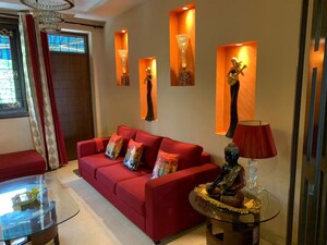 Living Room in 3 BHK Apartment at DLF Exclusive Floors, Sector 53 – for Rent