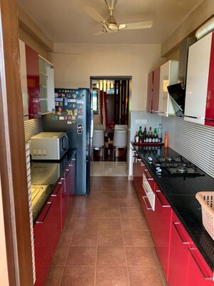 Kitchen in 3 BHK Apartment at DLF Exclusive Floors, Sector 53 – for Rent