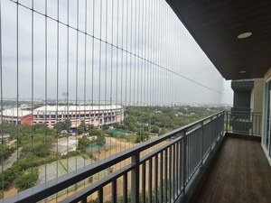 Balcony in 4 BHK Apartment at NSL East County, Uppal – for Rent