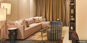 Living Room in 1 BHK Apartment at Dosti Greater Thane, Kalher – for Sale