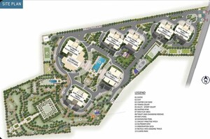 Master Plan in 3 BHK Apartment at Prestige Waterford, Whitefield – for Sale