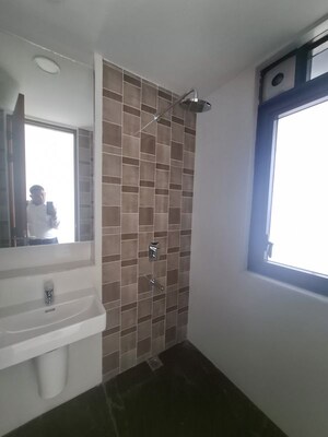 Bathroom in 2 BHK Apartment at Lodha Parkside, Worli – for Rent