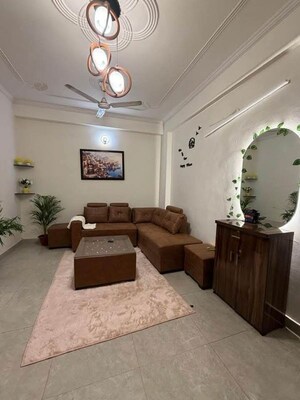 Living Room in 1 BHK Apartment at Freedom Fighters Enclave – for Rent
