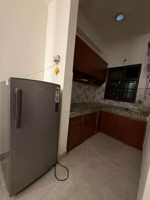 Bathroom in 1 BHK Apartment at Freedom Fighters Enclave – for Rent