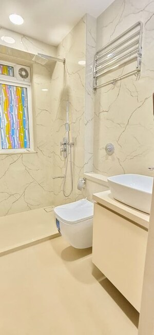 Bathroom in 4 BHK Apartment at Chembur – for Rent
