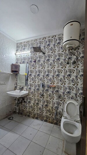 Bathroom in 3 BHK Builder Floor at Saket – for Rent