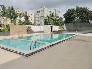 Swimming Pool in 4 BHK Villa at Manchirevula – for Rent