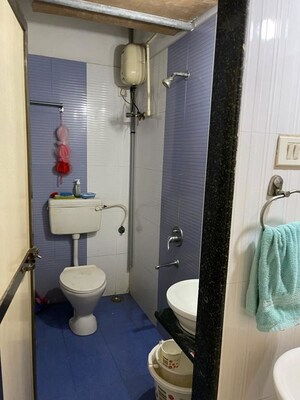 Bathroom in 2 BHK Apartment at Pratik Gardens, Kamothe Sector 34 – for Sale