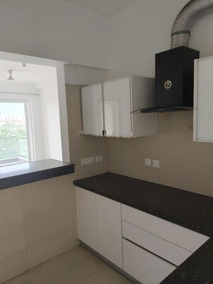 Kitchen in 3.5 BHK Apartment at Microtek Greenburg, Sector 86 – for Rent
