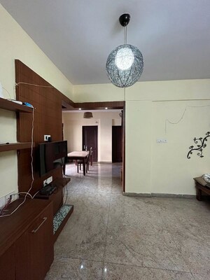 Living Room in 3 BHK Apartment at Shilpitha Splendour, Mahadevpura – for Rent