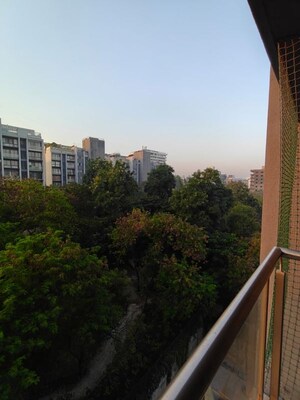 Balcony in 3 BHK Apartment at Goel Ganga Utopia, Bavdhan – for Rent
