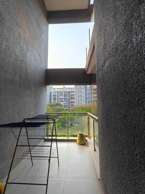 Staircase in 3 BHK Apartment at Goel Ganga Utopia, Bavdhan – for Rent