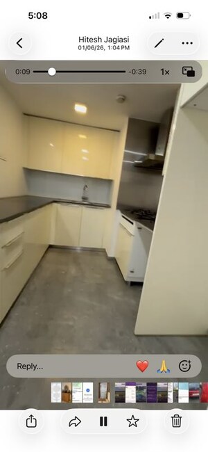 Kitchen in 1 BHK Apartment at Lodha New Cuffe Parade, Wadala – for Rent