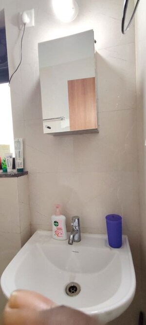 Bathroom in 1 BHK Apartment at Duville Riverdale Suites, Kharadi – for Rent