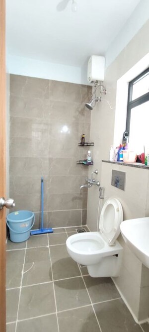 Bathroom in 1 BHK Apartment at Duville Riverdale Suites, Kharadi – for Rent
