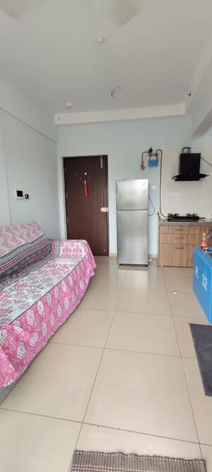 Bedroom in 1 BHK Apartment at Duville Riverdale Suites, Kharadi – for Rent