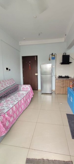 Hall in 1 BHK Apartment at Duville Riverdale Suites, Kharadi – for Rent