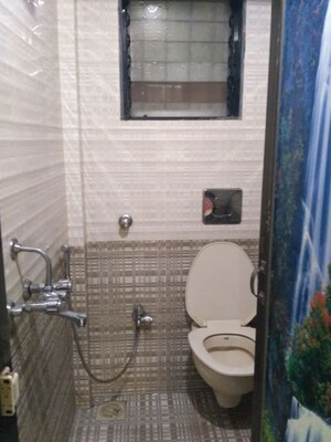 Bathroom in 1.5 BHK Apartment at Platinum Liviano, Kamothe – for Sale